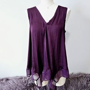 Purple Lighweight dressy top